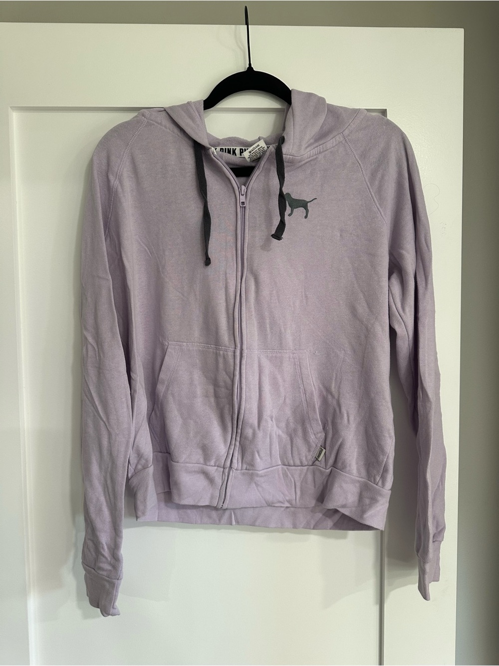 PINK Lavender Zip-Up Hoodie